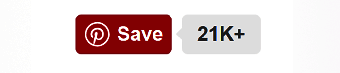 Der Save-Button von Pinterest