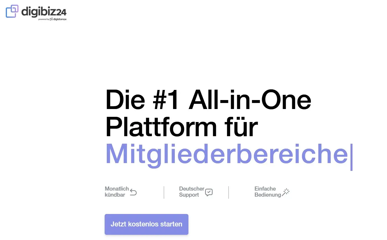 Screenshot von der Website der Onlineplattform Digibiz24 Bild: Screenshot von der Website der Onlineplattform Digibiz24