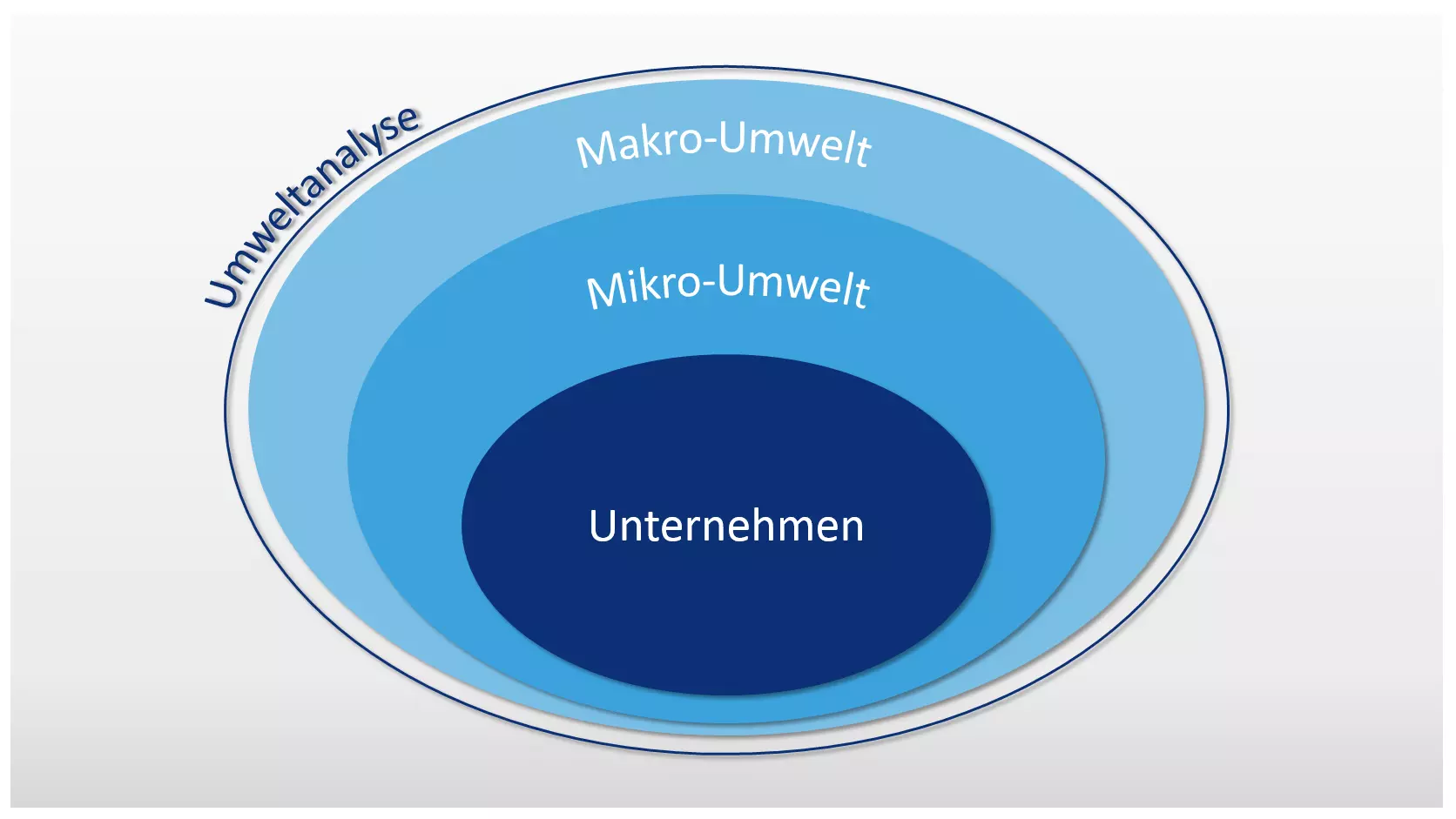 Schematische Darstellung der relevantesten Umwelt-Ebenen