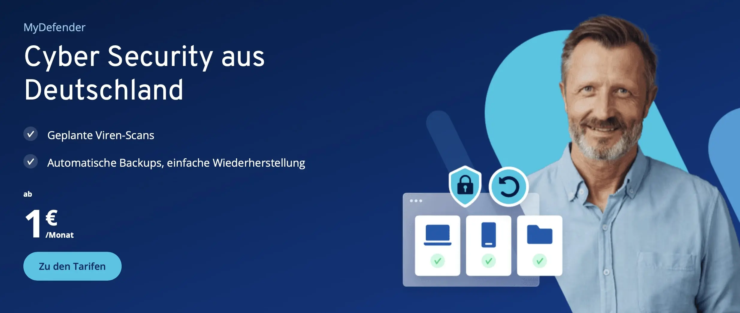 Bild: Screenshot der MyDefender-Website