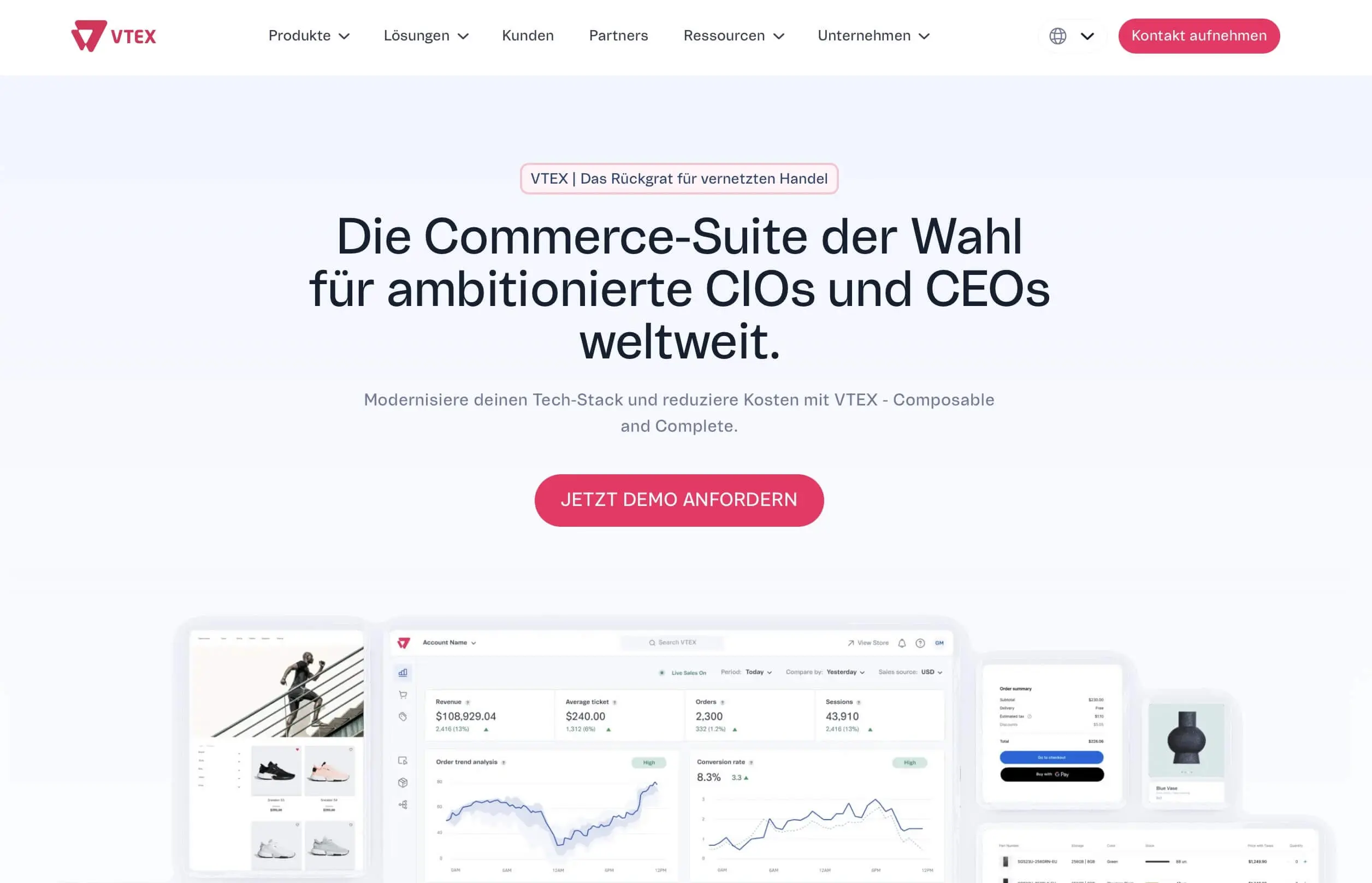 Bild: Screenshot der VTEX-Website