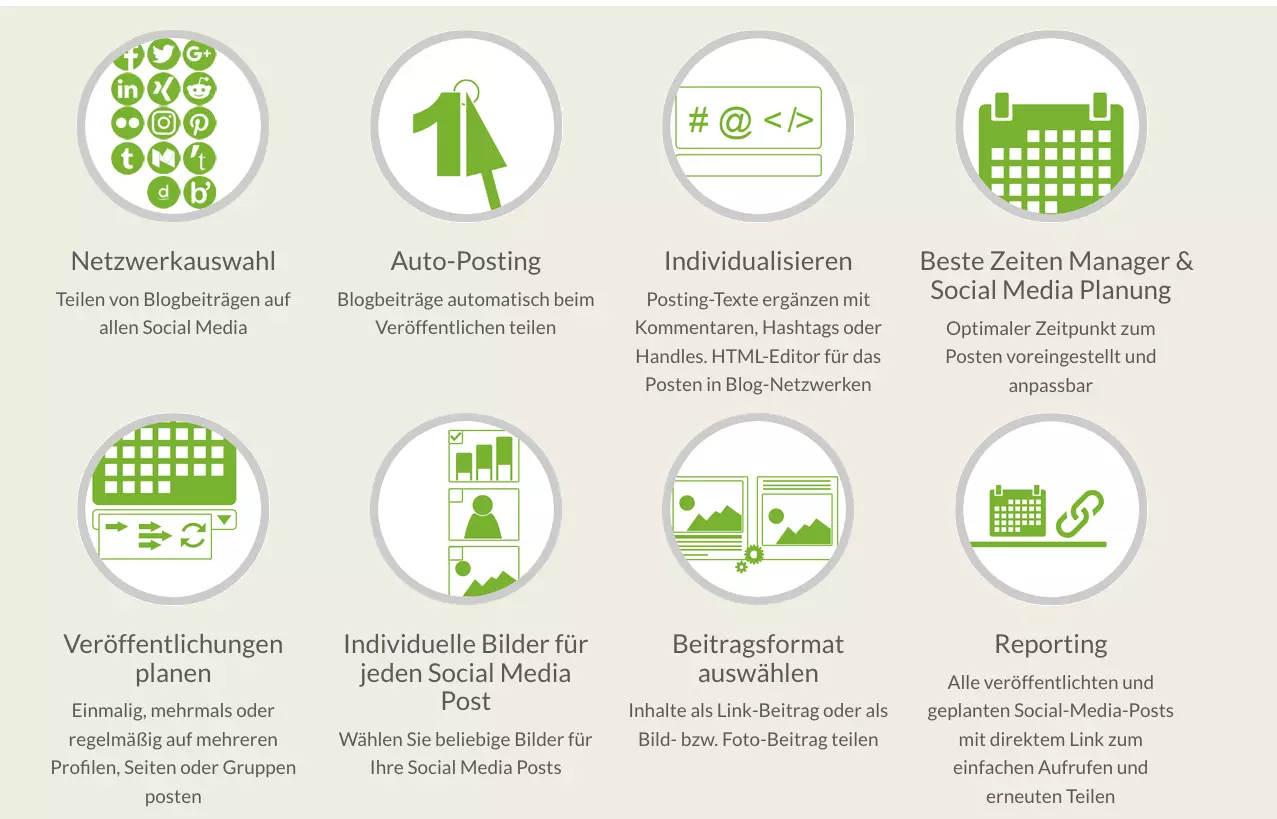 Bild: Website von Blog2Social