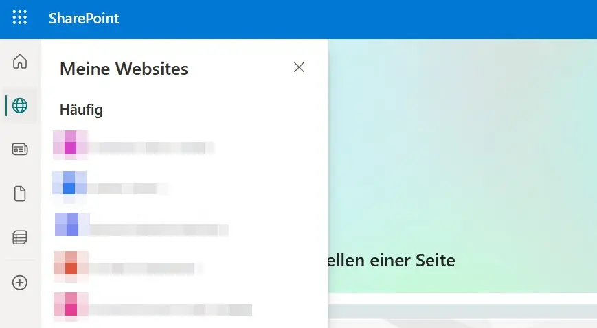 Bild: SharePoint-Screenshot