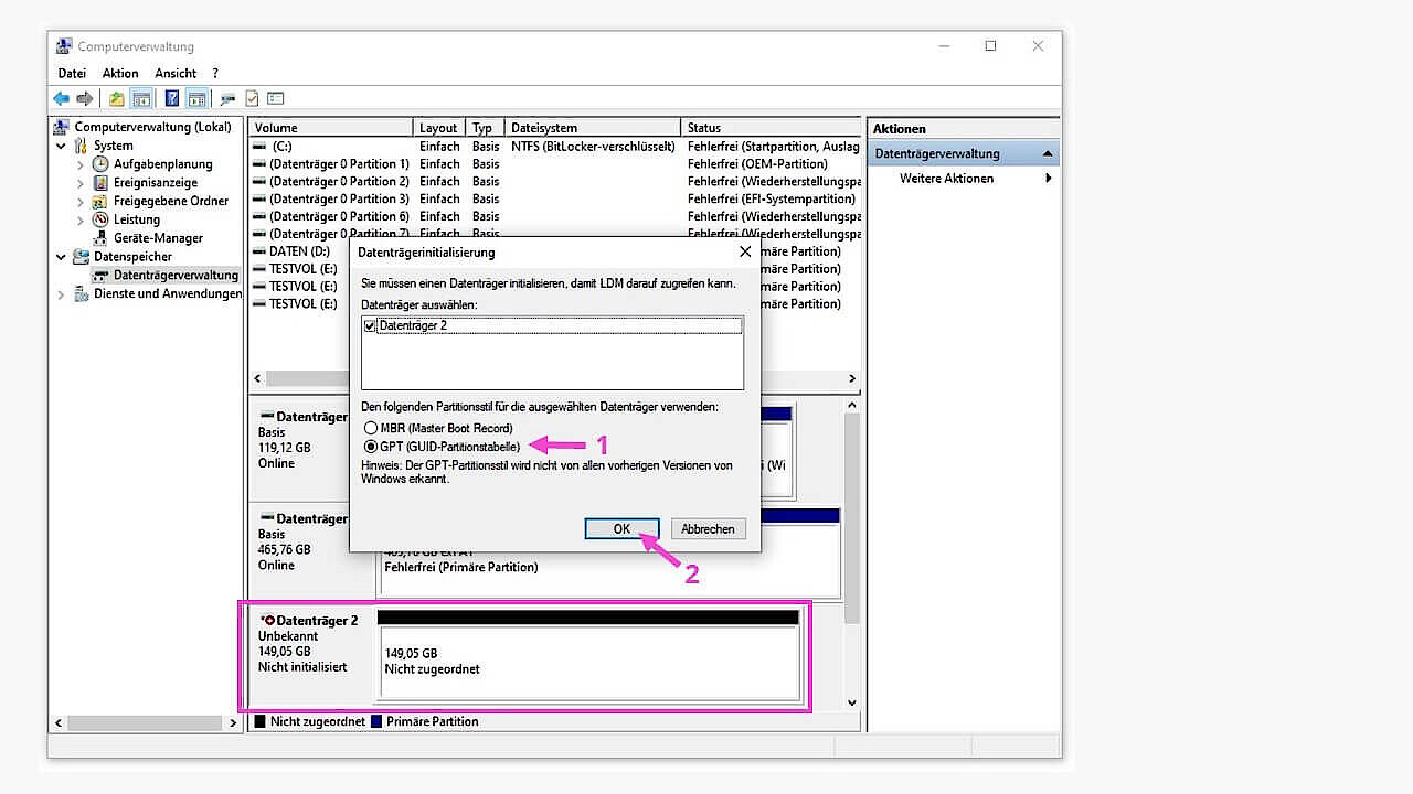Festplatten Mit Master Boot Record Können Nicht Partitioniert Werden Mac Festplatte wird nicht erkannt: Fehlerbeseitigung unter Windows - IONOS