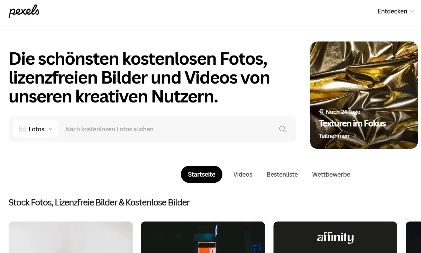 Bild: Pexels Startseite
