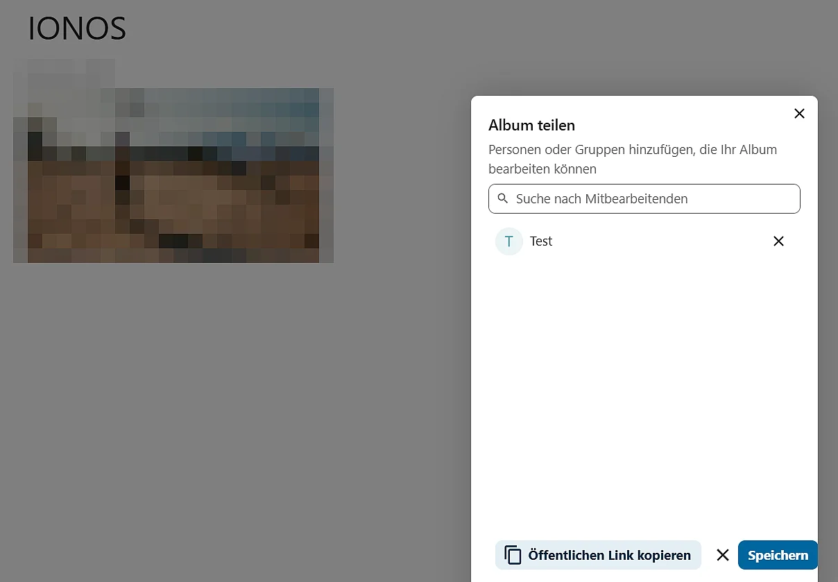 Nextcloud Memories: Album teilen Bild: Nextcloud Memories: Album teilen