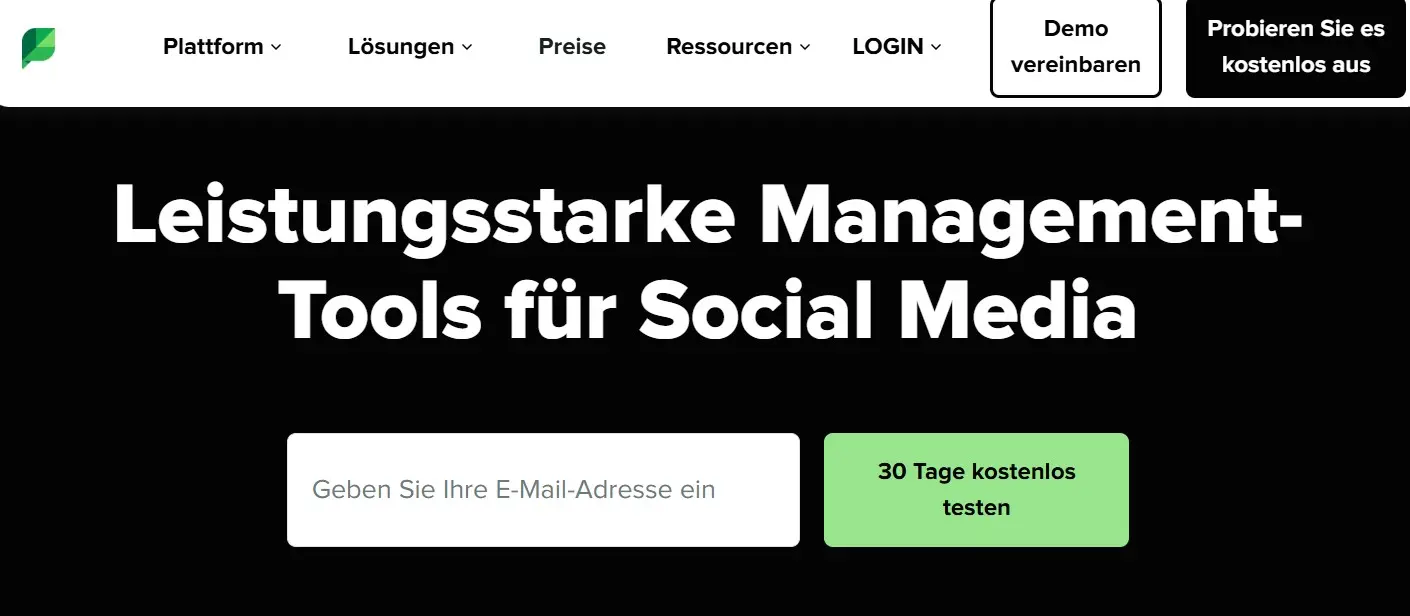 Screenshot von der Sprout-Social-Website Bild: Screenshot von der Sprout-Social-Website