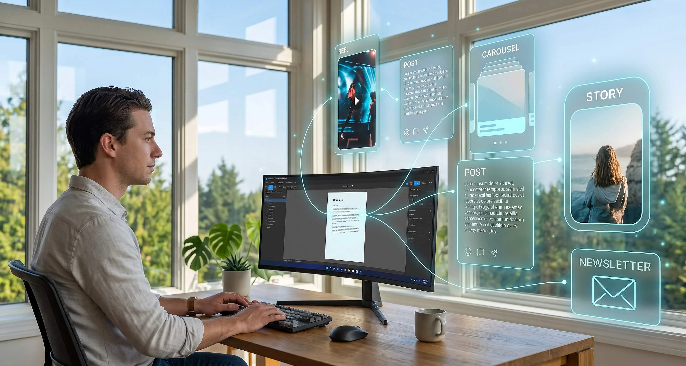 Der KI-Multi-Channel-Workflow: So bespielen Sie 5 Kanäle in der Zeit von einem Bild: Der KI-Multi-Channel-Workflow: So bespielen Sie 5 Kanäle in der Zeit von einem