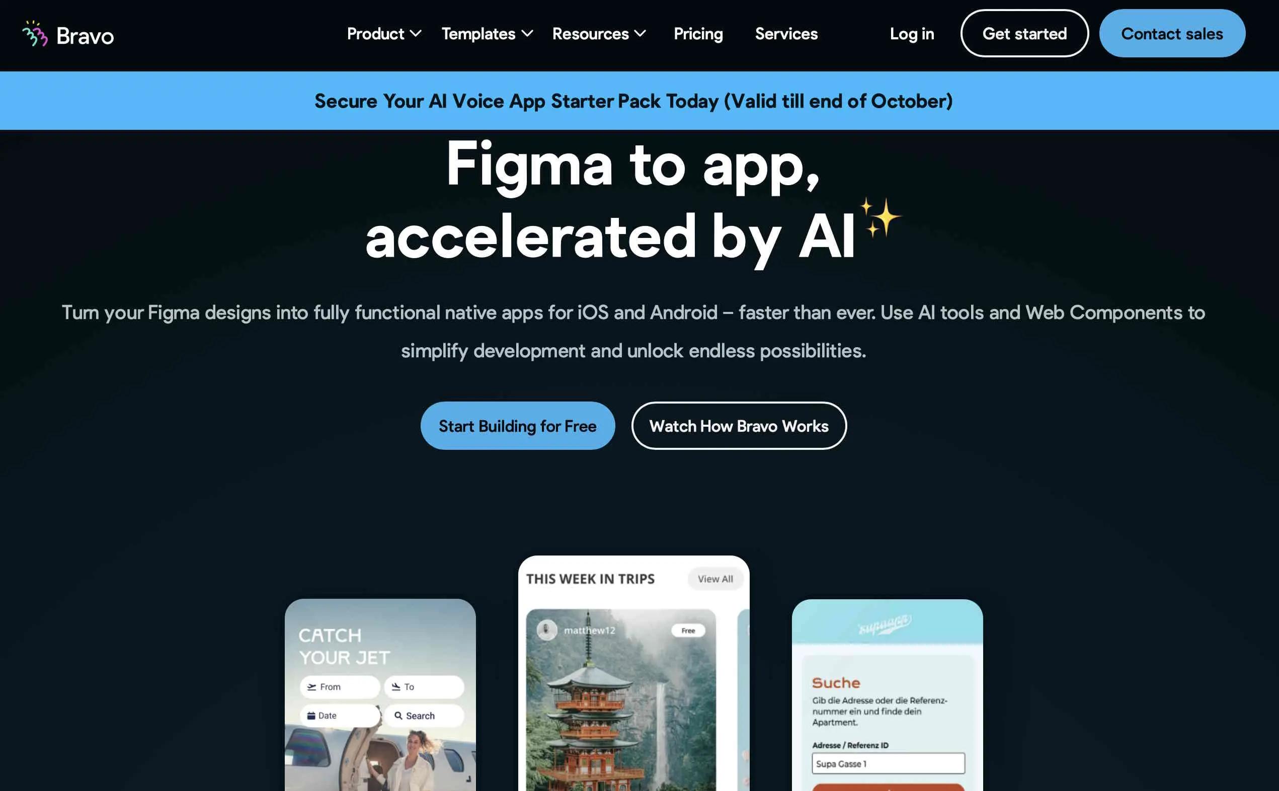 Homepage von Bravo Studio Bild: Homepage von Bravo Studio
