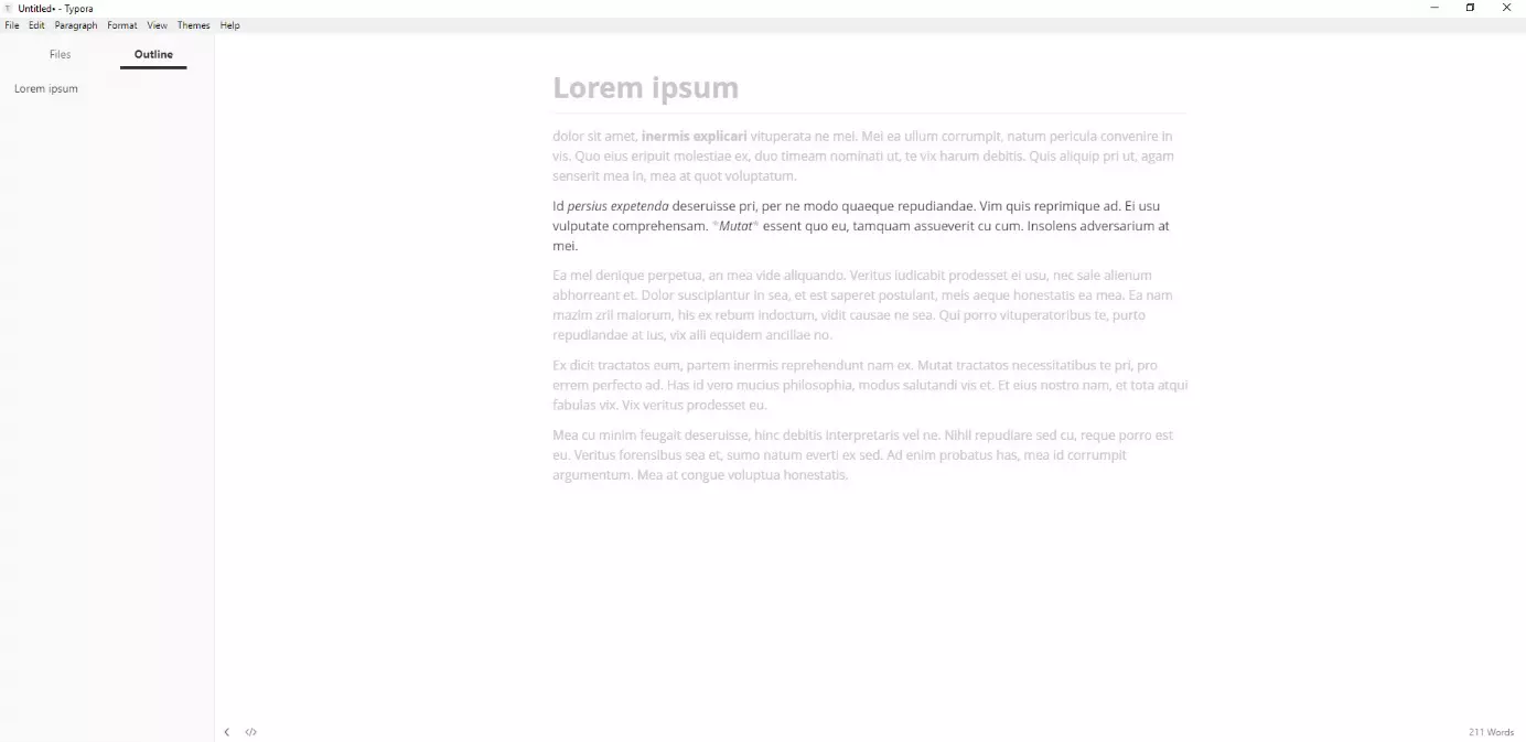 Markdown-Editor für Linux, Mac und Windows Typora