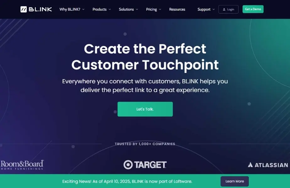 Bild: Screenshot des URL Shortener BL.INK