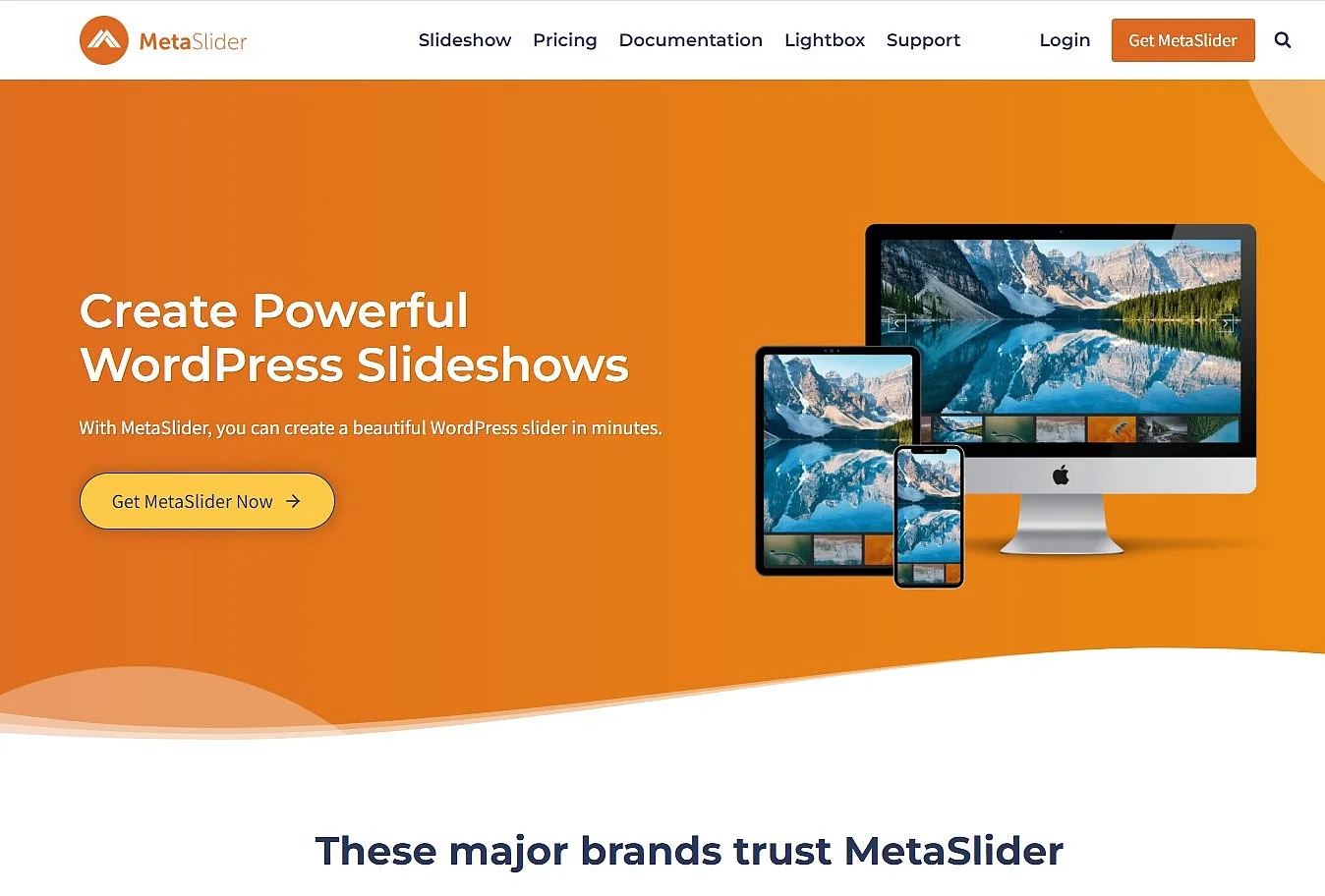 Bild: MetaSlider-Homepage