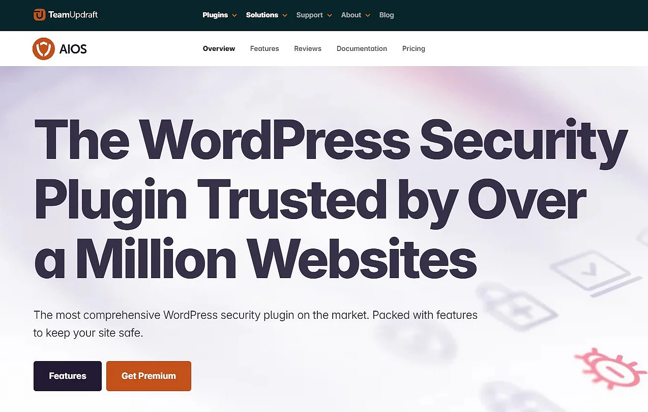 Bild: Website des Plugins „All In One Security“
