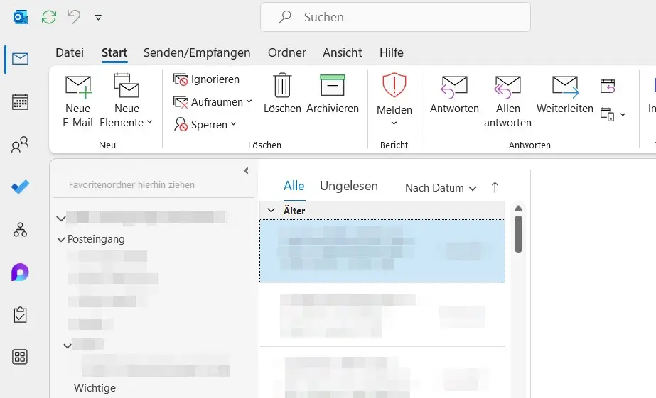 Bild: Screenshot von Microsoft Outlook