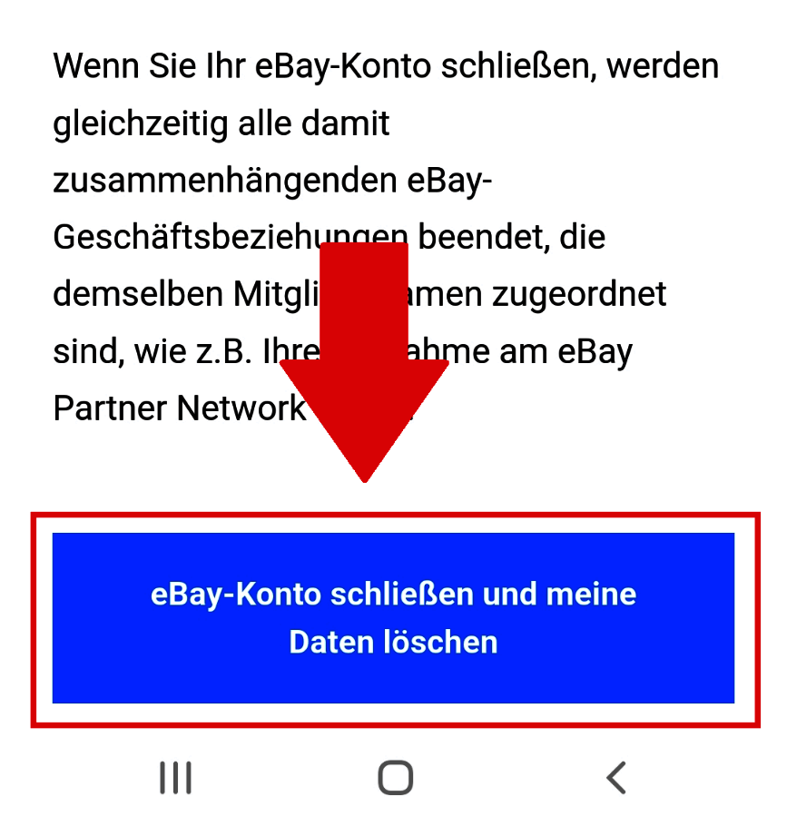 eBay Konto löschen So entfernen Sie einen eBayAccount IONOS