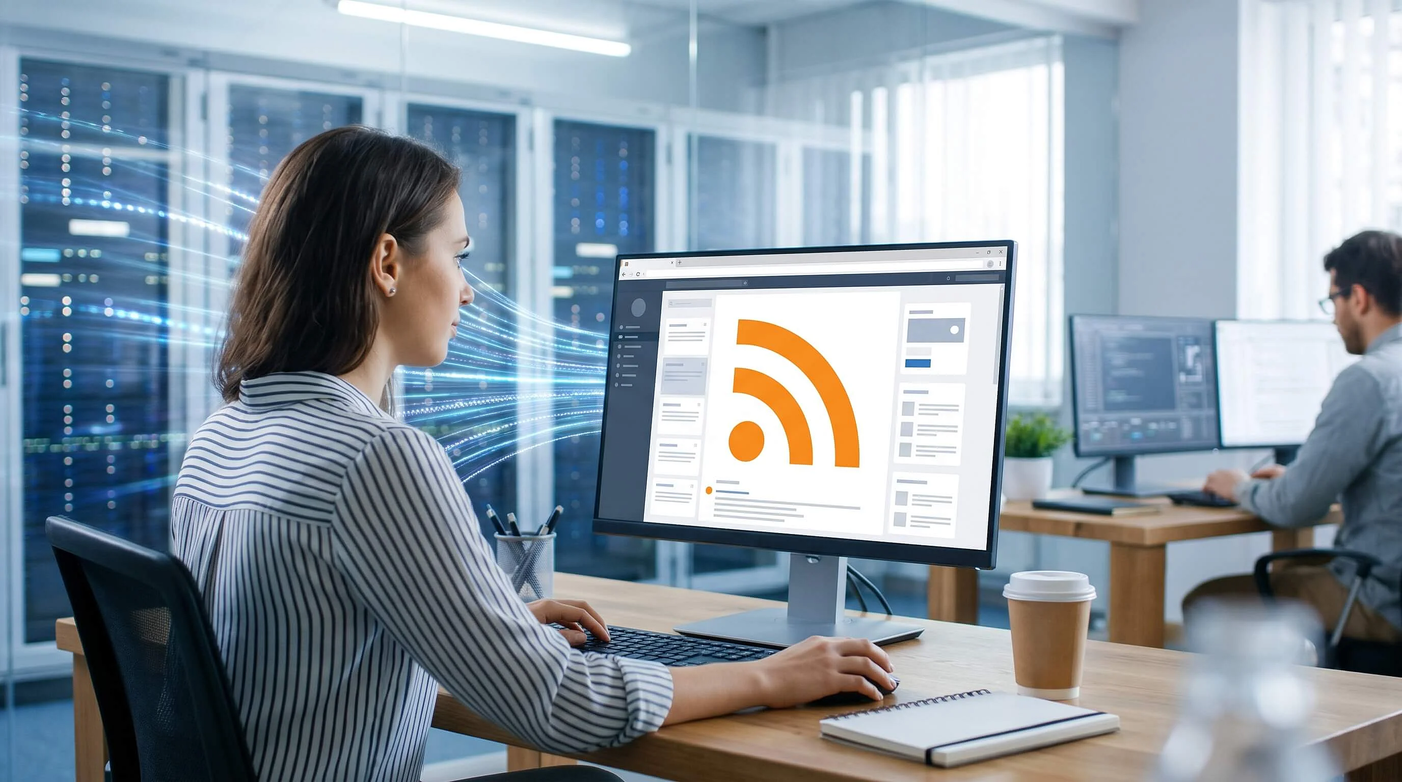 So binden Sie RSS-Feeds auf Ihrer Website ein Bild: So binden Sie RSS-Feeds auf Ihrer Website ein