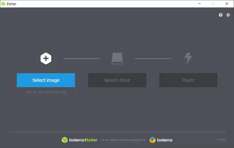 Bild: Flashen des NextCloudPi-Images – Vorbereitung in balenaEtcher