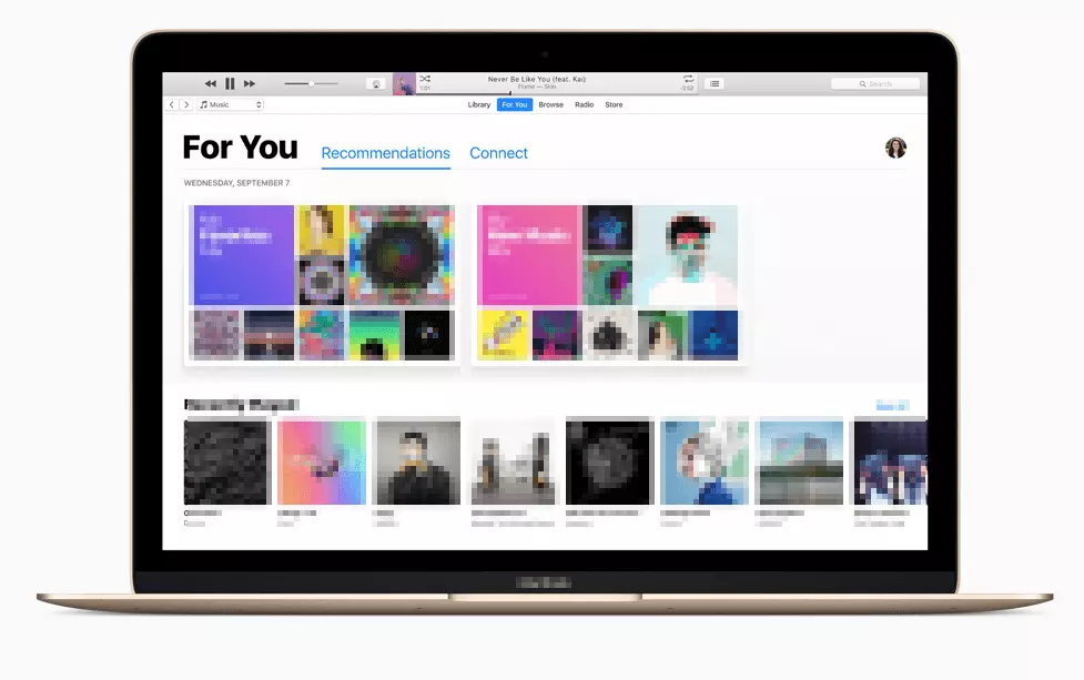 Bild: Übersichts-Screen von iTunes