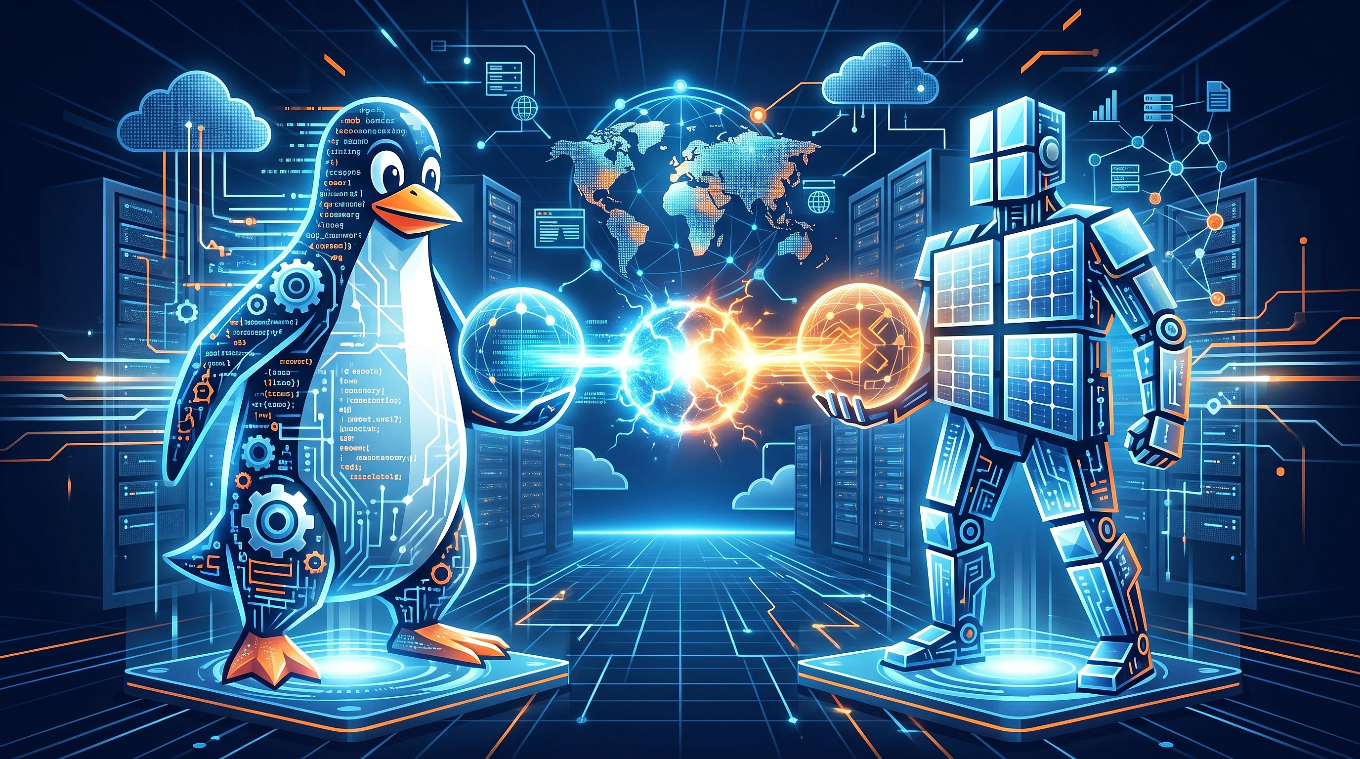 Linux vs. Windows: Die beiden Webserver-Lösungen im Vergleich Bild: Linux vs. Windows: Die beiden Webserver-Lösungen im Vergleich