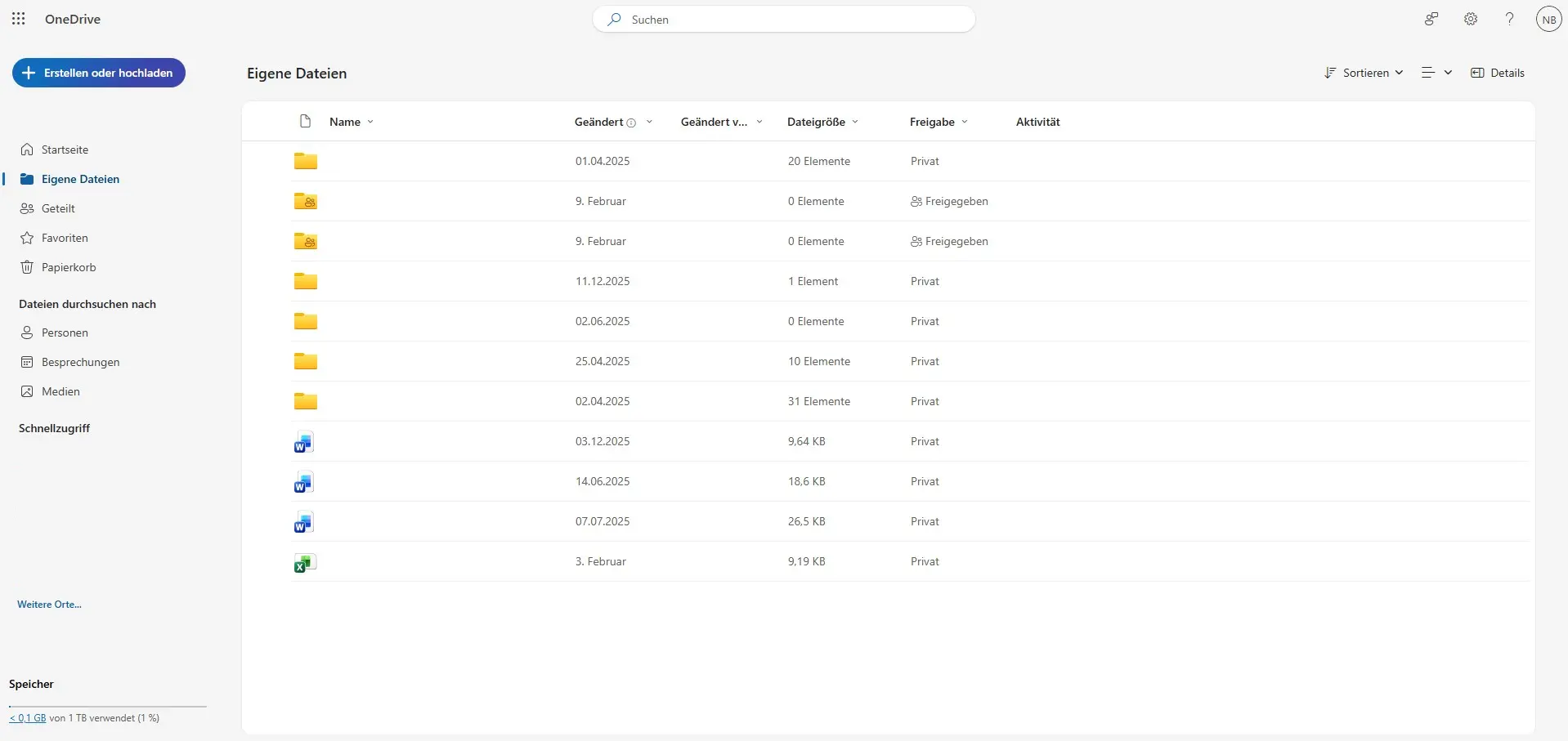 Bild: Microsofts Cloud-Speicher OneDrive