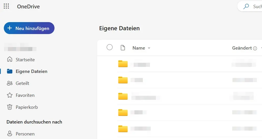 Bild: OneDrive-Screenshot
