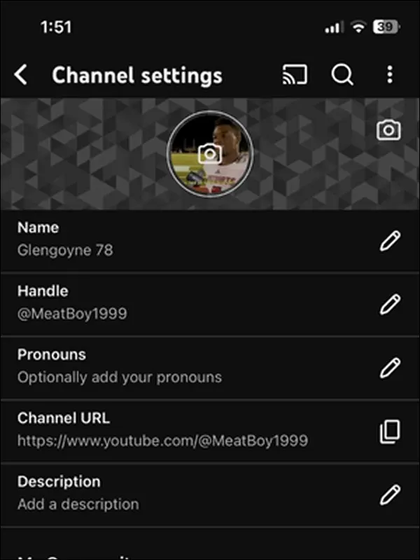 YouTube-App: Kanal-Name und -beschreibung ändern Bild: YouTube-App: Kanal-Name und -beschreibung ändern