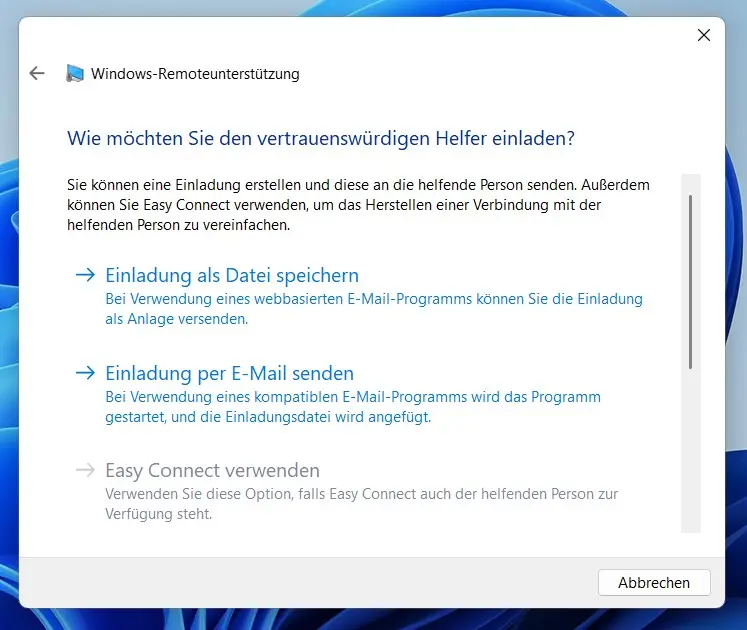 Bild: Eine vertrauensw&uuml;rdige Person einladen