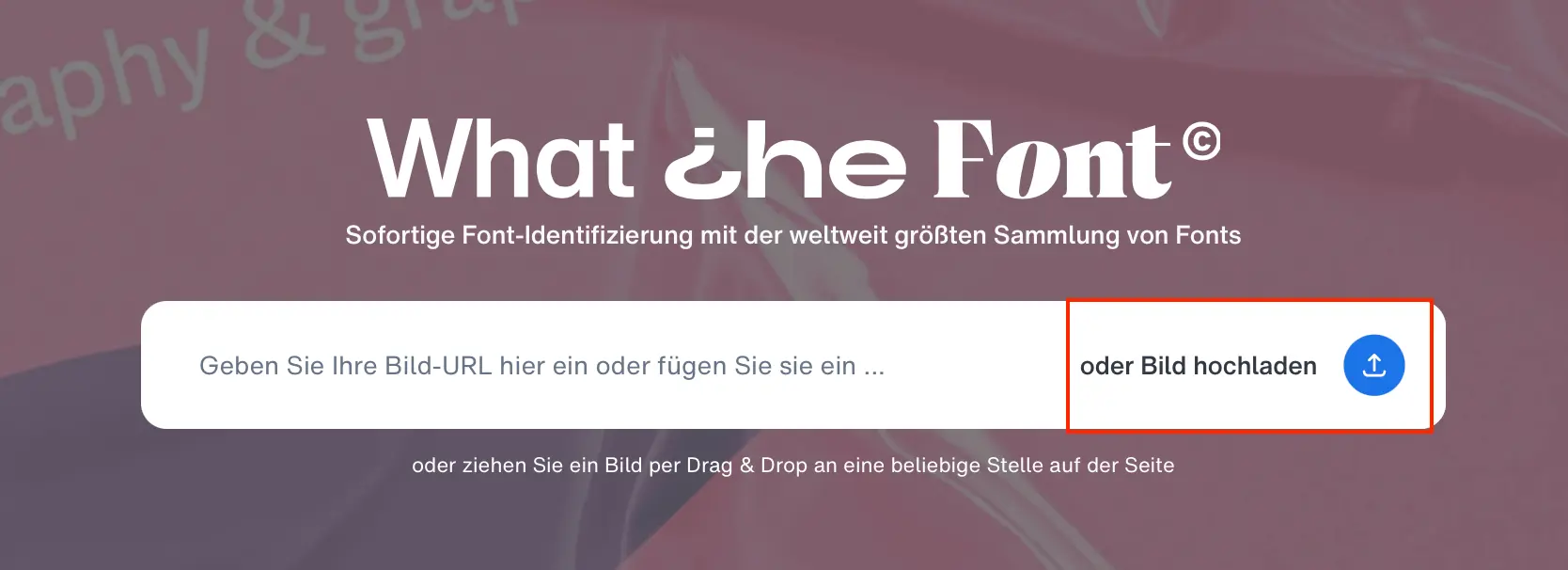 Uploadfunktion der Web-App Bild: Uploadfunktion der Web-App