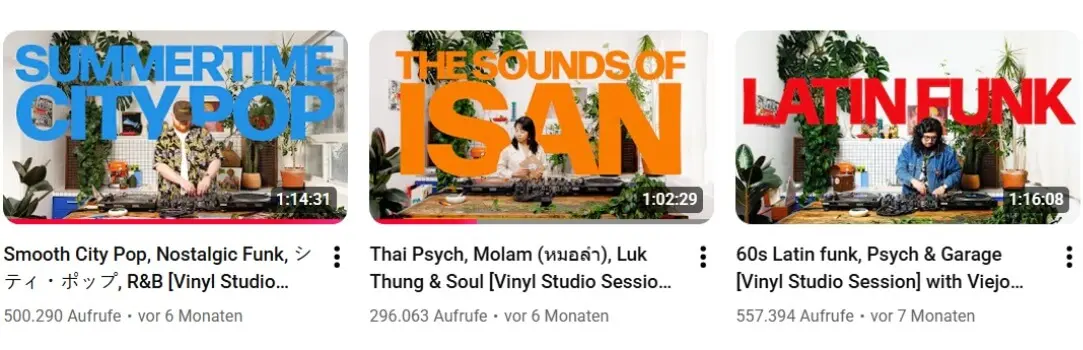 Thumbnails des YouTube-Channels Humano Studios Bild: Thumbnails des YouTube-Channels Humano Studios