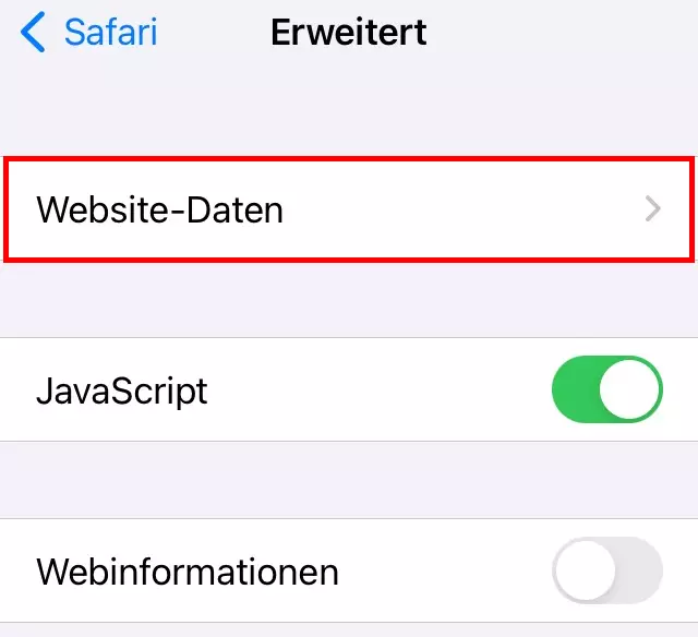 iPhone: Cookies löschen iPhone: Cookies löschen