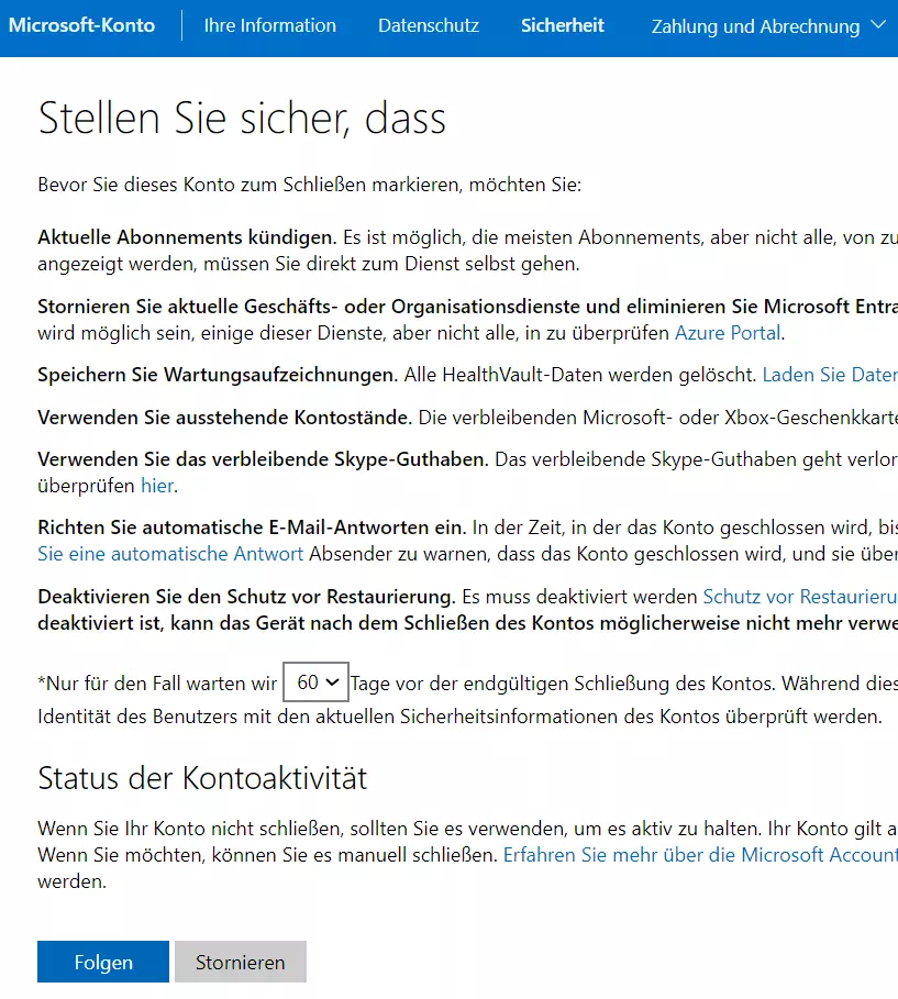 Gehen Sie auf der Support-Seite nach unten und klicken Sie auf „Folgen“. Gehen Sie auf der Support-Seite nach unten und klicken Sie auf „Folgen“.