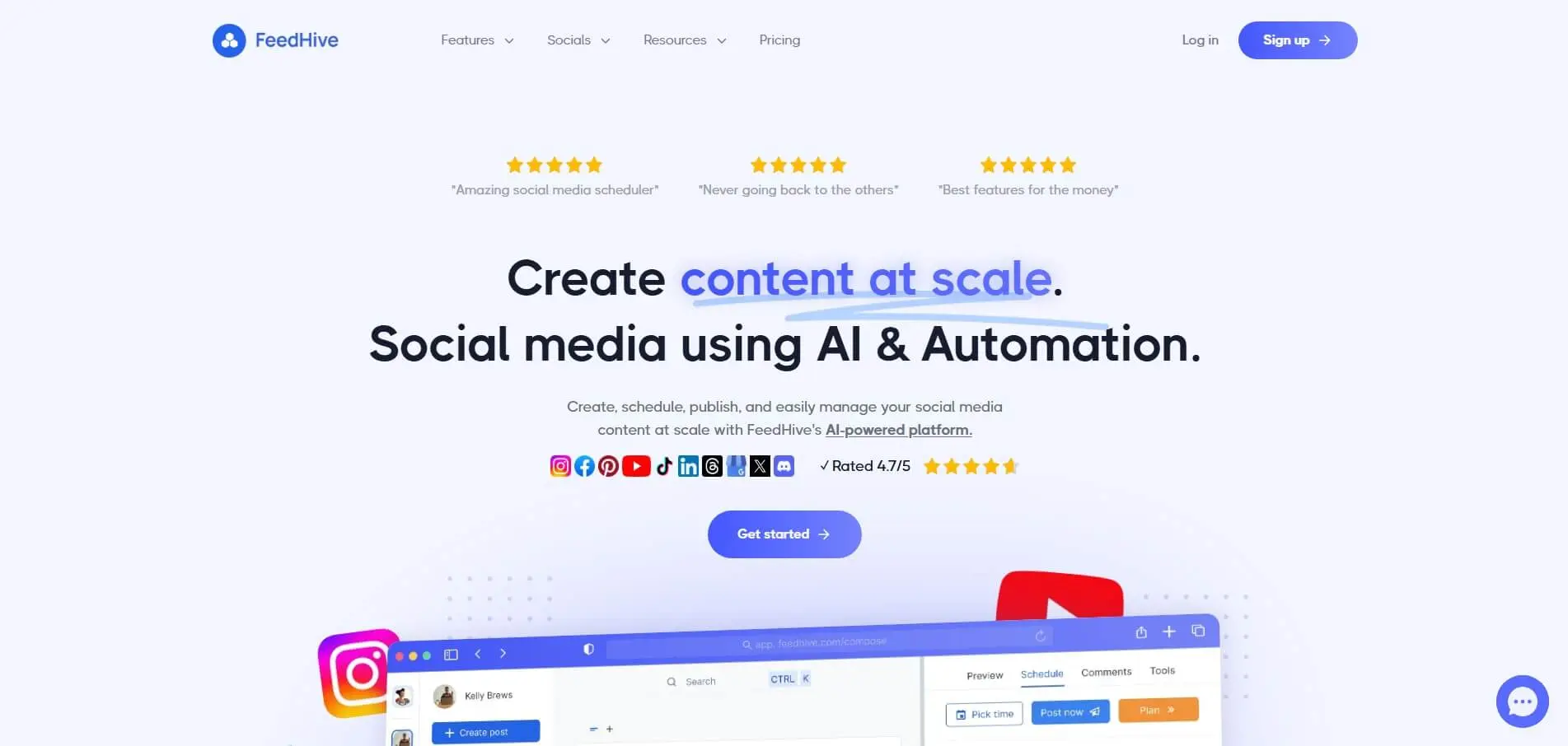 Bild: FeedHive-Website