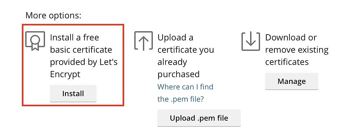 Bild: Plesk: Let’s Encrypt