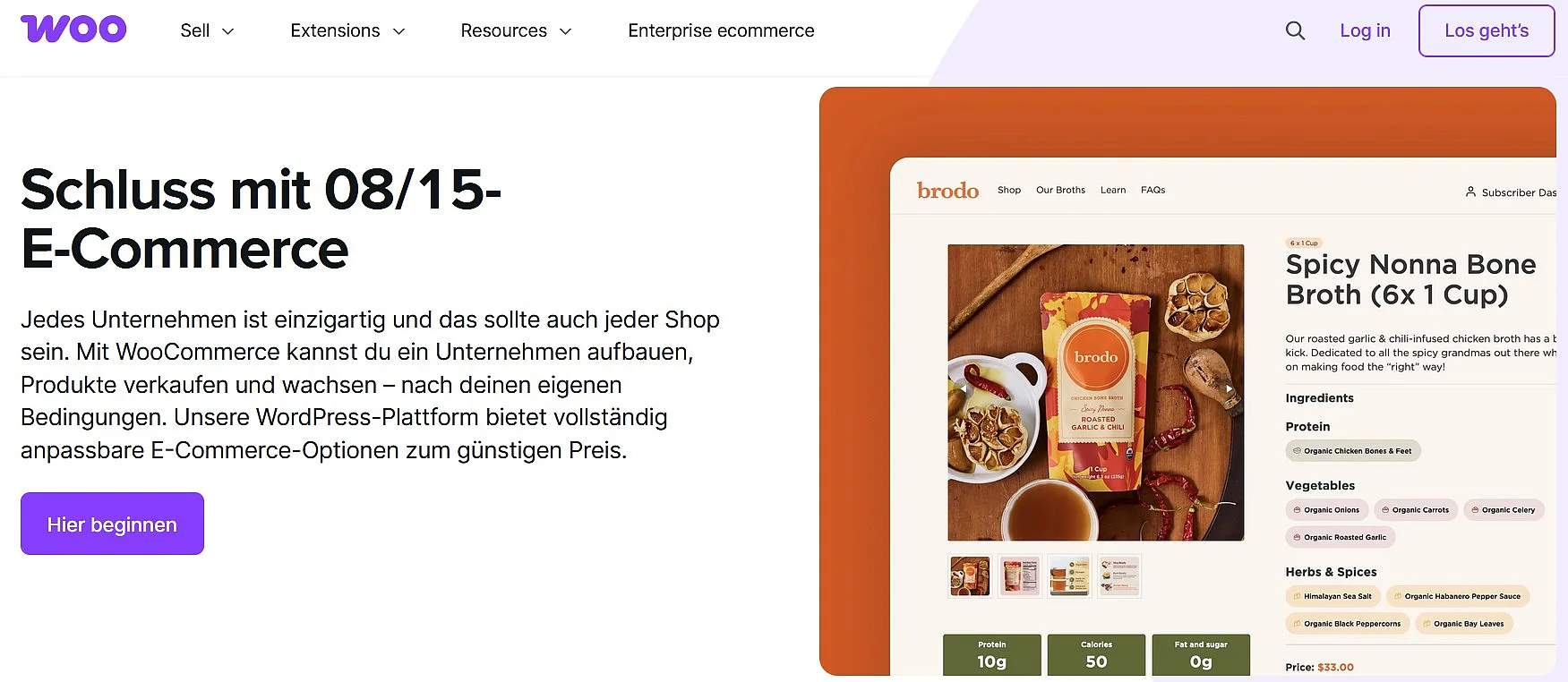 Screenshot der WooCommerce-Plugin-Seite auf WordPress.org Bild: Screenshot der WooCommerce-Plugin-Seite auf WordPress.org