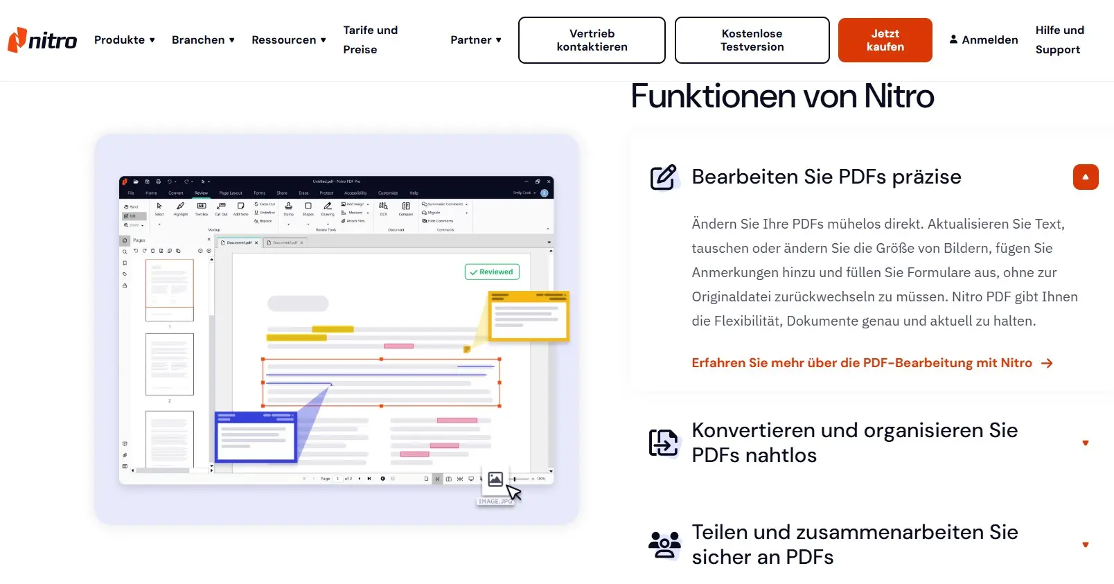 Bild: Offizielle Website von Nitro