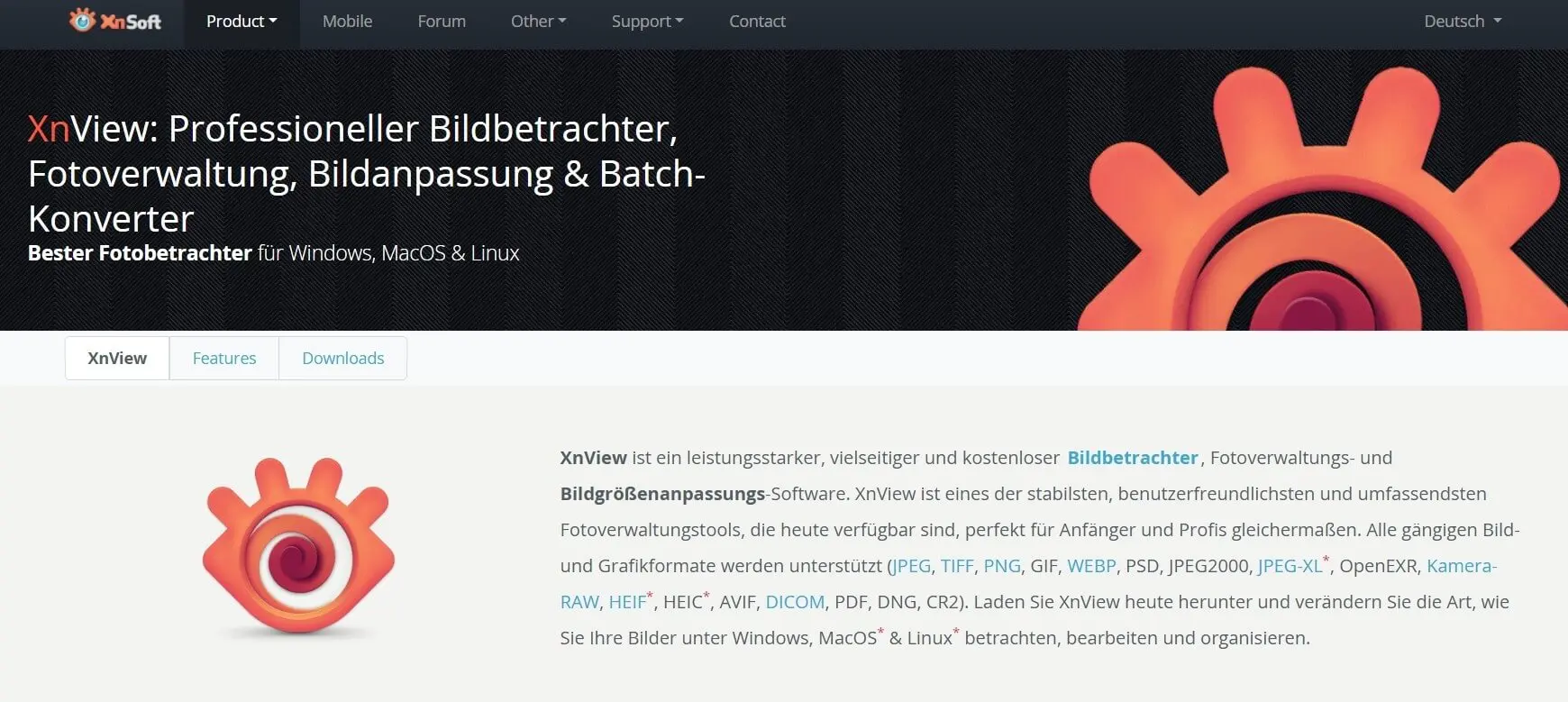 Download und Übersicht zu XnView MP Bild: Download und Übersicht zu XnView MP