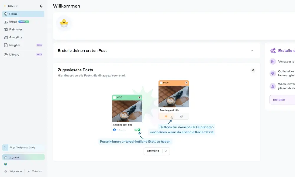 Bild: Nutzeroberfl&auml;che von Swat.io