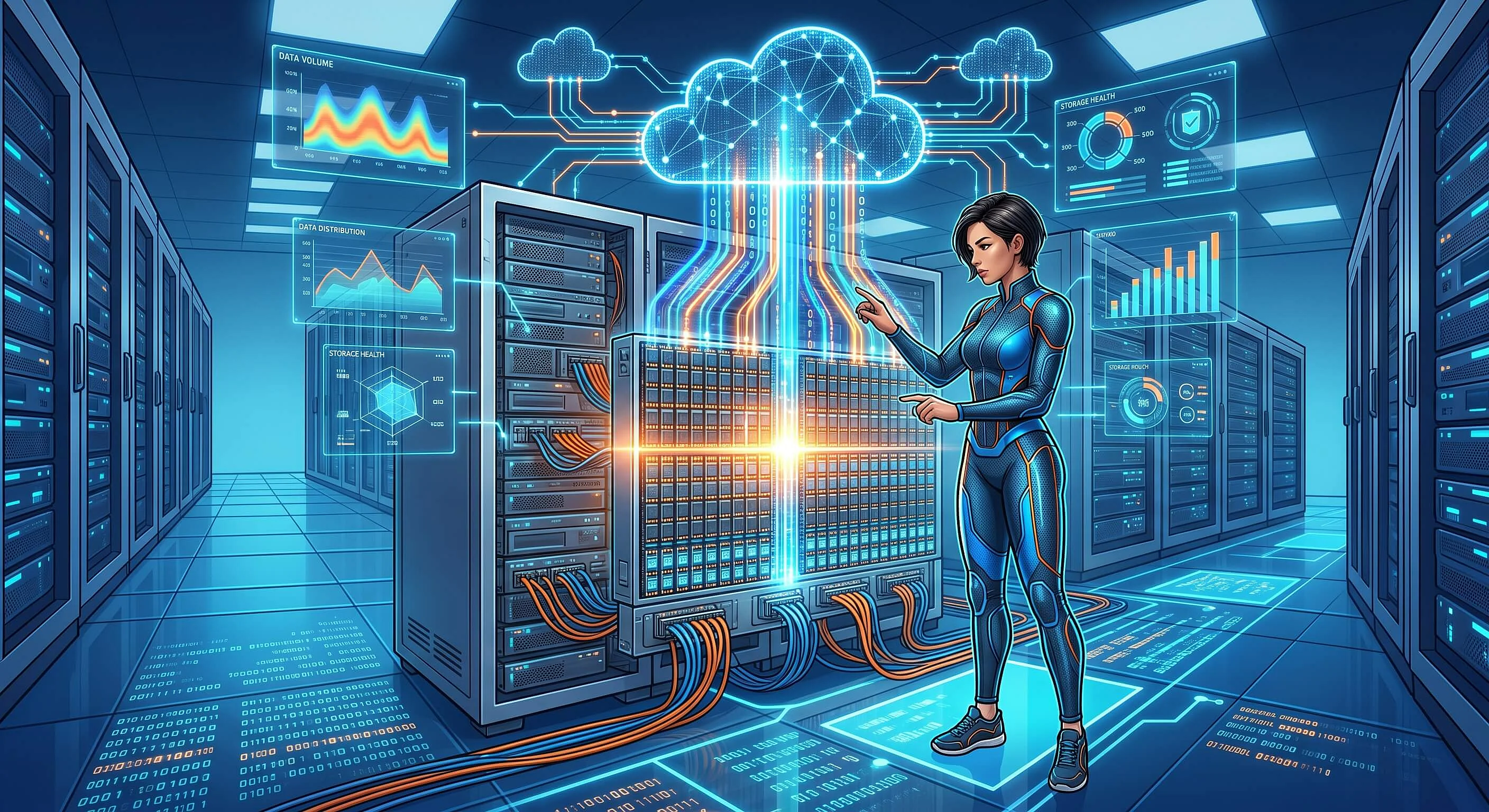 Bild: Server mit SSD-Speicher: zukunftsorientiertes Hosting