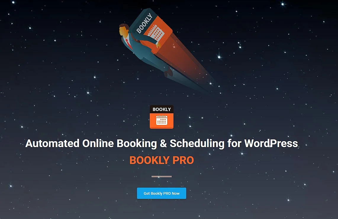 Screenshot der Bookly-Website Bild: Screenshot der Bookly-Website