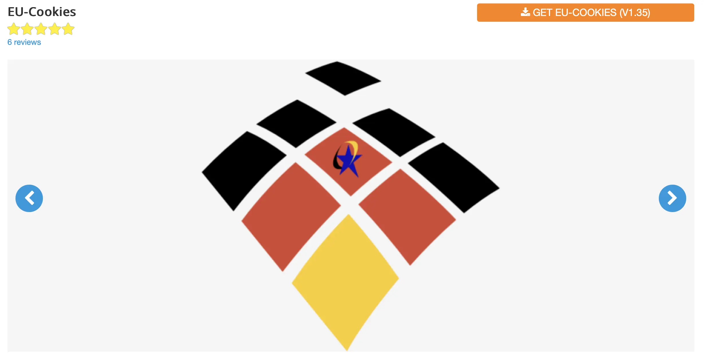 Bild: Website-Screenshot der Joomla-Extension EU-Cookies