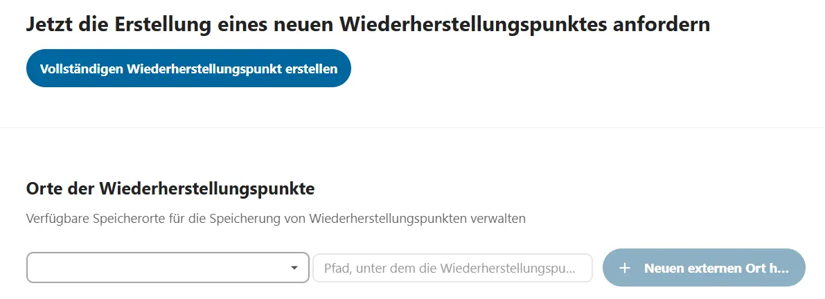 Backup für Nextcloud erstellen Bild: Backup für Nextcloud erstellen