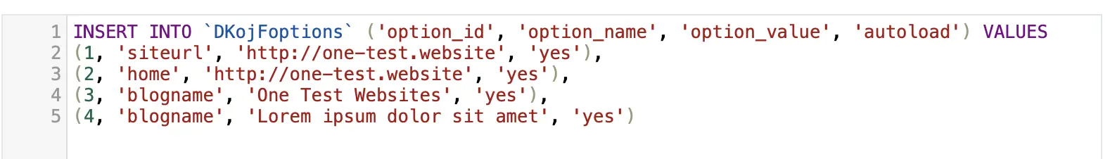 SQL-Anfrage zum Ändern der Datenbank Bild: SQL-Anfrage zum Ändern der Datenbank
