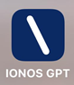 Icon der IONOS GPT App auf Geräten von Apple