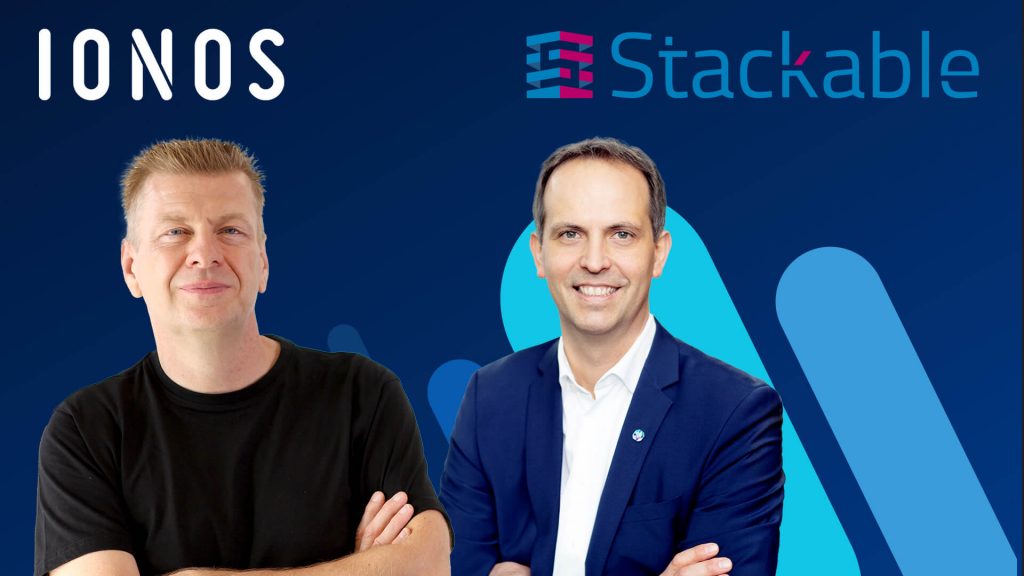 Achim Weiß, CEO IONOS, Sebastian Amtage, CEO Stackable