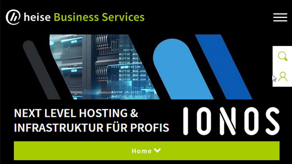 NEXT LEVEL HOSTING & INFRASTRUKTUR FÜR PROFIS- Der IONOS Content-Hub auf heiise.de