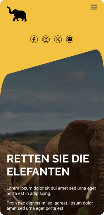 mobile Vorlage NGO